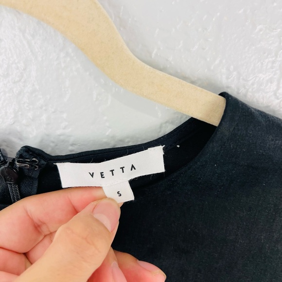 Vetta Charcoal Grey Professional Tencel Mini Dress - Picture 5 of 10